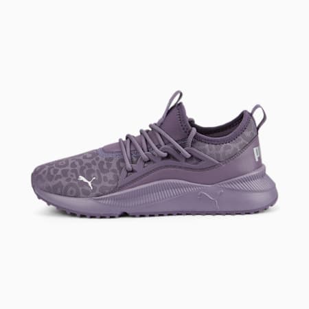 Pacer Future Allure Triple Basics Women's Sneakers, Purple Charcoal-Puma Silver, small-AUS