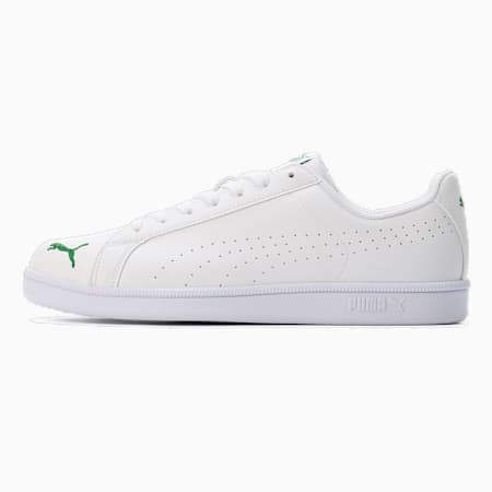 รองเท้าผ้าใบ PUMA Smash Cat Perf, Puma White-Amazon Green, small-THA