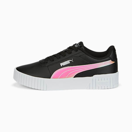 Baskets Carina 2.0 Holo Enfant et Adolescent, Puma Black-Puma Silver, small-DFA