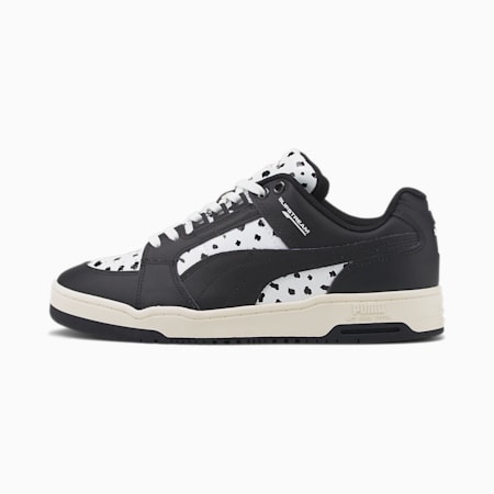 Slipstream Lo Hidden Beast Sneakers, Warm White-PUMA Black, small-PHL