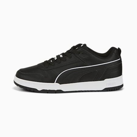 RBD Game Tape Low Sneakers, Puma Black-Puma Black-Puma White, small-SEA