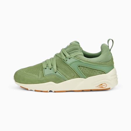 MMQ Blaze of Glory Sneakers, Dusty Green-Desert Tan, small-DFA