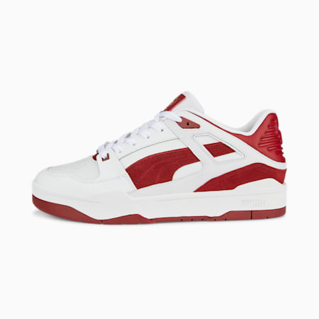 Slipstream Suede FS Sneakers, Puma White-Intense Red, small-AUS
