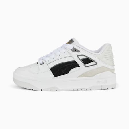 Slipstream Suede FS sneakers voor jongeren, PUMA White-PUMA Black-QUIET SHADE, small