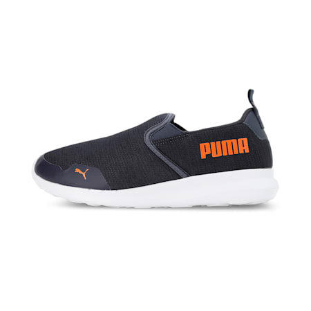 PUMA Turf Men's Slip-On Shoes, Parisian Night-Vibrant Orange-PUMA White, small-IND