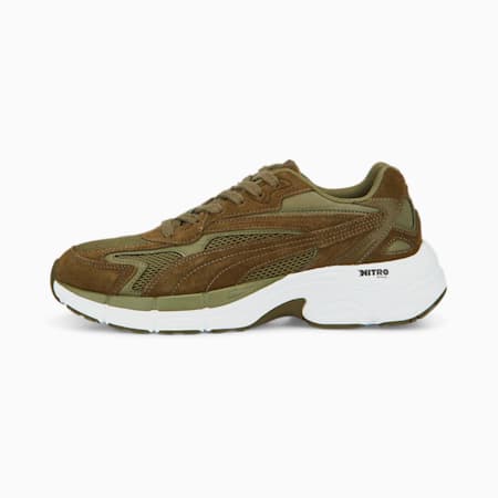 Teveris Nitro Sneakers, Burnt Olive-Deep Olive, small