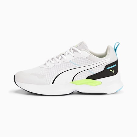 PUMA PWR Runner Unisex Sneakers, PUMA White-Fast Yellow, small-AUS