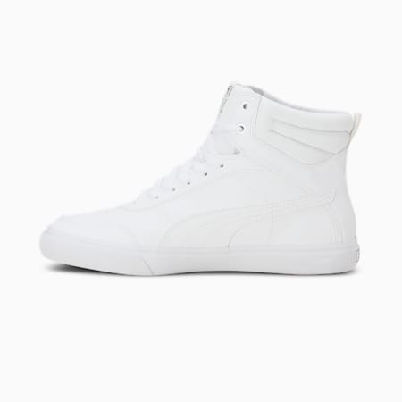 Puma white high ankle shoes Clearance