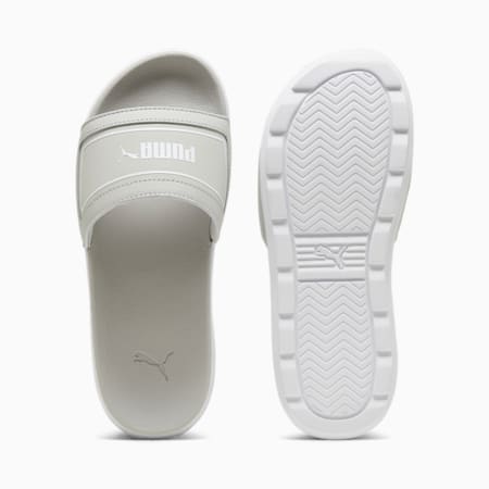 Karmen Swimming Slides Women, Glacial Gray-PUMA White, small-DFA