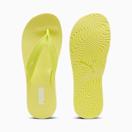 Sandy teenslippers voor dames, Lime Sheen-PUMA White, small