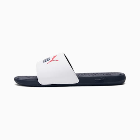 Cool Cat 2.0 Unisex Slides, PUMA White-Parisian Night-PUMA Red, small-AUS