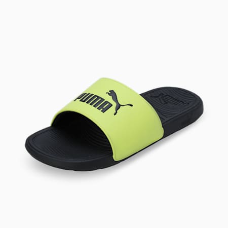 Cool Cat 2.0 Slides, Lime Sheen-PUMA Black, small-PHL