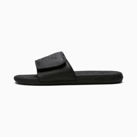 Puma black slide flip flops shop