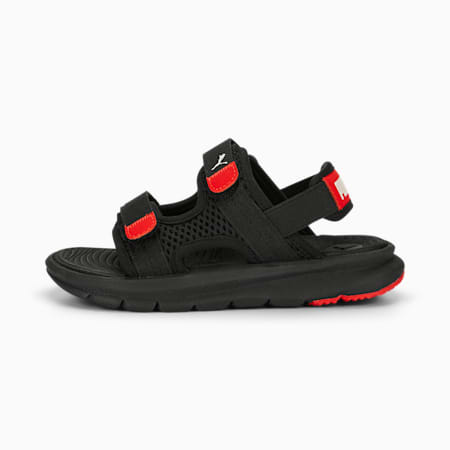 PUMA Evolve Sandalen Kinder, PUMA Black-PUMA White-For All Time Red, small