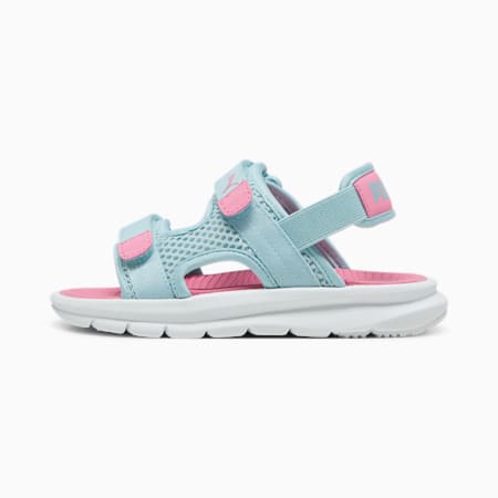 Sandales PUMA Evolve Enfant, Turquoise Surf-Fast Pink-PUMA White, small