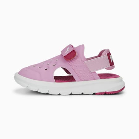 PUMA Evolve Alternative Closure Sandals Baby, Lilac Chiffon-PUMA White-Orchid Shadow, small-AUS