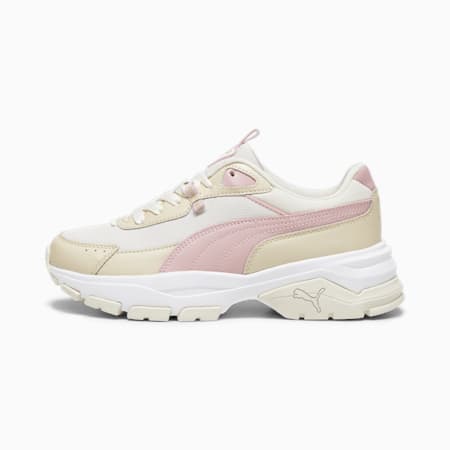 Cassia Via Sneakers Women, Alpine Snow-Future Pink-Granola-PUMA Gold, small-SEA