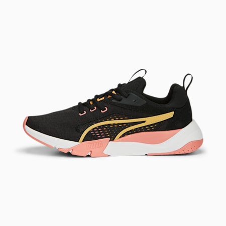 Zora Monarch Sneakers Women, PUMA Black-Mustard Seed-Clementine, small-AUS