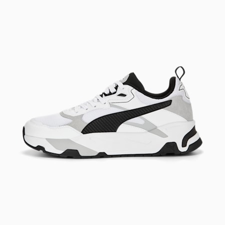 Sneakers Trinity da uomo, PUMA White-PUMA Black-Cool Light Gray, small