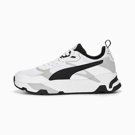 Sepatu Sneaker Pria Trinity, PUMA White-PUMA Black-Cool Light Gray, small-IDN