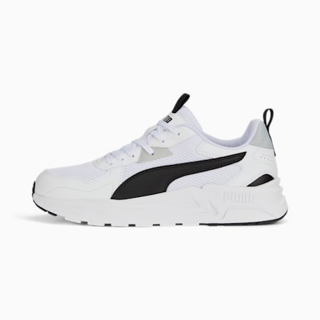 Sneakers Trinity Lite da uomo, PUMA White-PUMA Black-Cool Light Gray, small