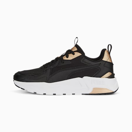 Trinity Lite Metallics Sneakers Women, PUMA Black-PUMA Black-PUMA Gold, small-PHL