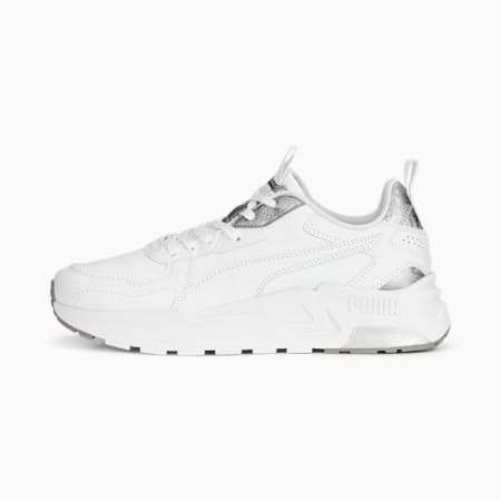 Trinity Lite Metallics Sneakers Women, PUMA White-PUMA White-PUMA Silver, small-SEA