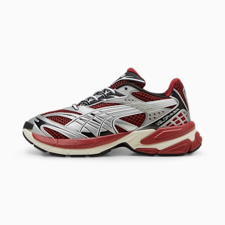 Velophasis Phased Sneakers, Intense Red-PUMA Silver, small