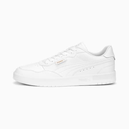 รองเท้าผ้าใบ Court Ultra Lite, PUMA White-PUMA White-PUMA Gold, small-THA