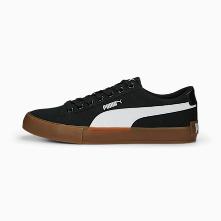 Bari Casual Canvas Unisex Sneakers, PUMA Black-PUMA White-Gum, small-AUS