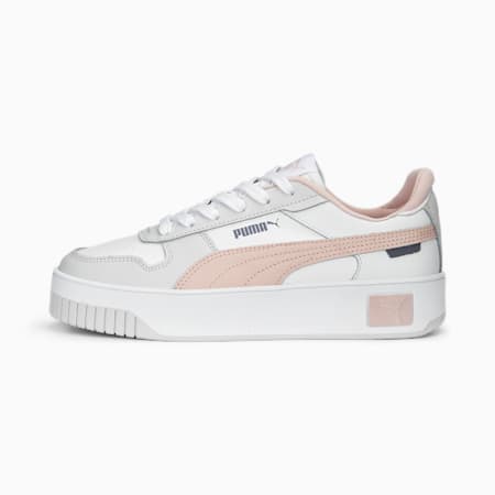 Carina Street Women's Sneakers, PUMA White-Rose Dust-Feather Gray, small