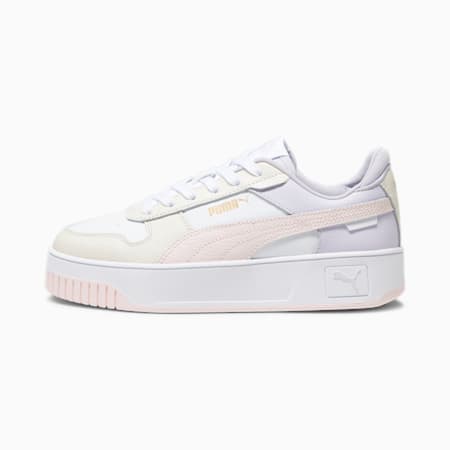 Carina Street sneakers voor dames, PUMA White-Frosty Pink-Alpine Snow, small