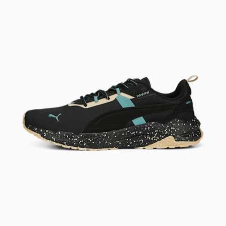 Stride Open Road Unisex Sneakers, PUMA Black-Granola-Adriatic, small-AUS