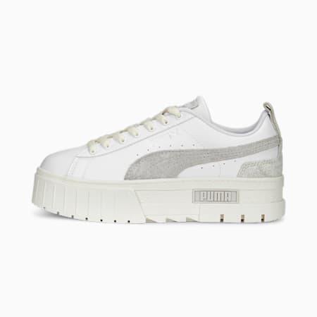 Mayze Thrifted Sneakers Women, PUMA White, small-AUS