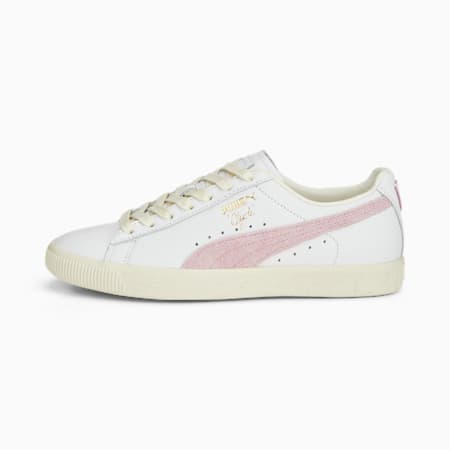 Zapatillas Clyde Base, PUMA White-Pearl Pink-Puma Team Gold, small