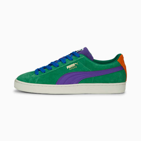 Suede Cord Unisex Sneakers, Archive Green-Team Violet-Rickie Orange, small-AUS