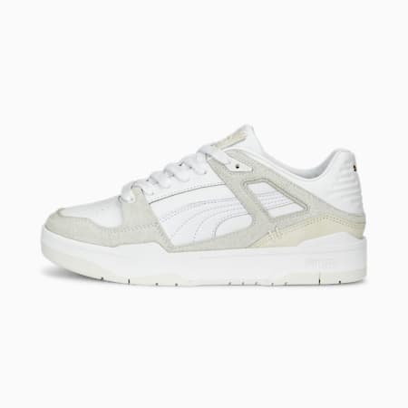 Slipstream Premium Unisex Sneakers, PUMA White-Vapor Gray, small-AUS