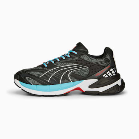 Sneakersy Luxe Sport Velophasis, PUMA Black-Hero Blue, small