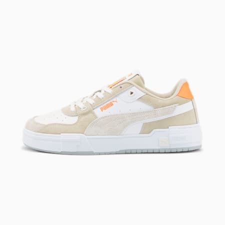 CA Pro Glitch suède sneakers, PUMA White-Warm White-Ultra Orange, small