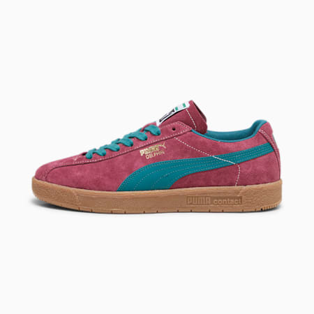 Sneakers Delphin, Dark Jasper-PUMA Gold, small