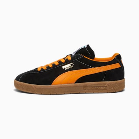 Delphin Unisex Sneakers, Puma Black-Pumpkin Pie, small-AUS