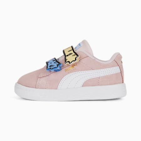 PUMA MATES Suede Unisex Sneakers - Infants 0-4 years, Pearl Pink-Day Dream-Light Straw, small-AUS