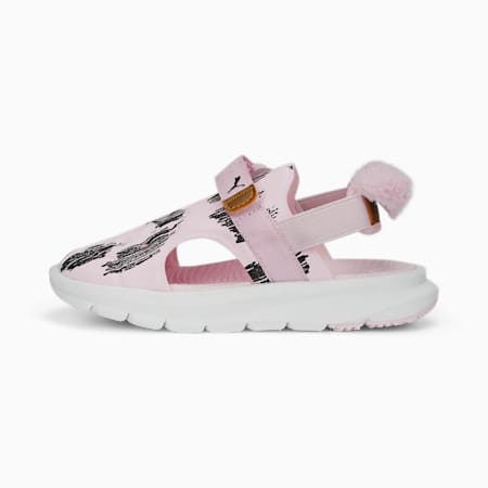 Evolve PUMA Mates Unisex Sandals - Kids 4-8 years, Pearl Pink-PUMA Black-PUMA White-PUMA Gold, small-AUS