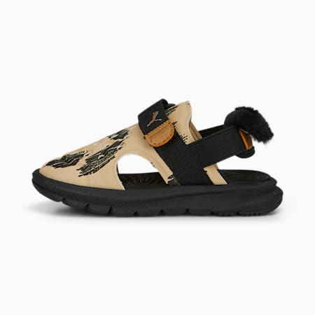 Evolve PUMA Mates Alternative Closure Sandals - Infants 0-4 years, Granola-PUMA Black-PUMA Gold, small-AUS