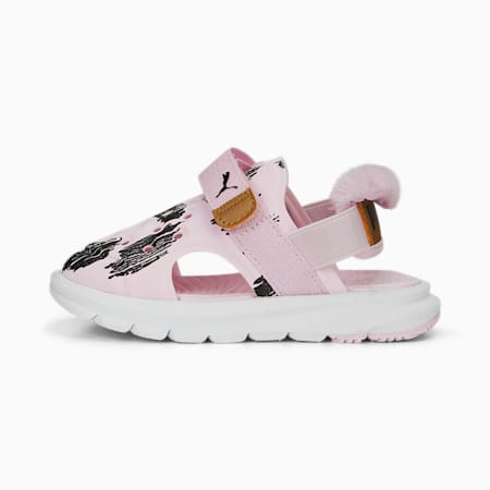 Evolve PUMA Mates Alternative Closure Sandals - Infants 0-4 years, Pearl Pink-PUMA Black-PUMA White-PUMA Gold, small-AUS