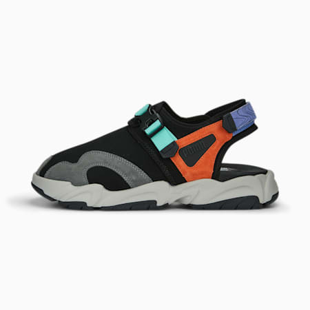 TS-01 Retro Sandals, PUMA Black-Electric Peppermint, small
