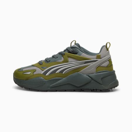 Sneakersy RS-X Efekt Reflective, Stormy Slate-Olive Green, small