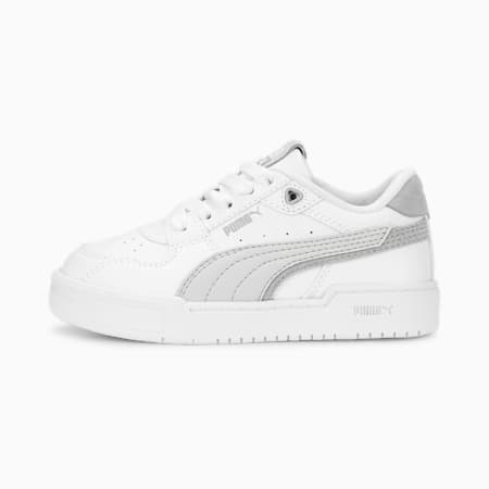 CA Pro Glitch Trainers Kids, PUMA White-Harbor Mist-Feather Gray, small-AUS