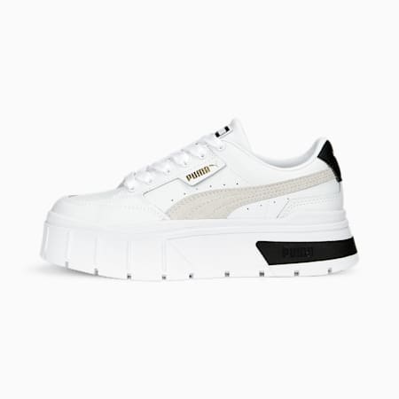 Sneakers Mayze Stack Adolescent, PUMA White-Vapor Gray, small-DFA