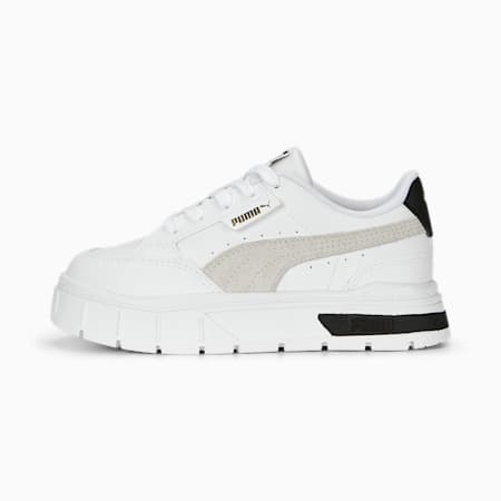 Sneakers Mayze Stack per bambino, PUMA White-Vapor Gray, small